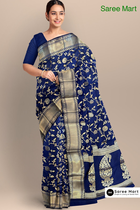 Neela Jaal Saree